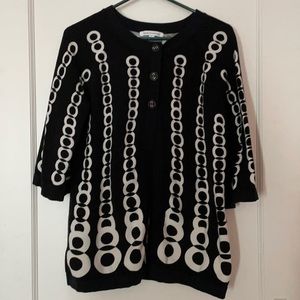 Mercer Street Studio 3/4 sleeve cardigan L